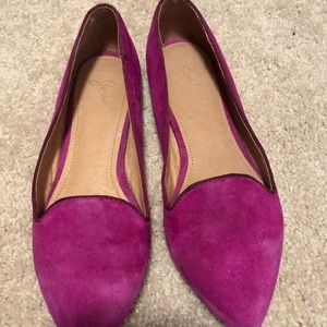 Joie magenta flats